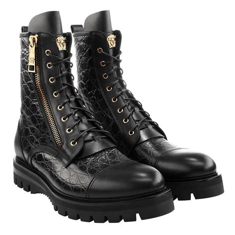 versace fall 2015 boots|Versace military boots.